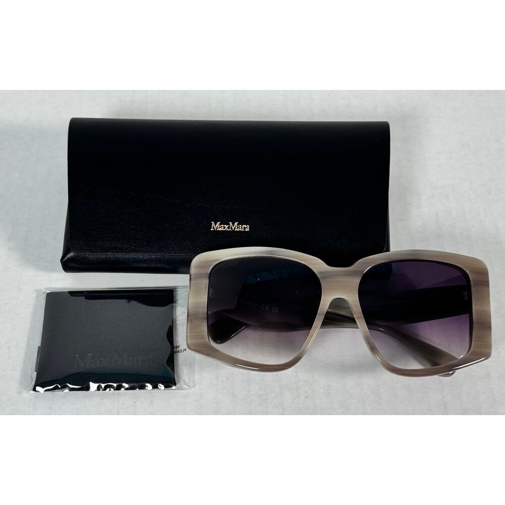 Max Mara Glimpse6 MM0098 60Z Oversized Square Sunglasses Italy